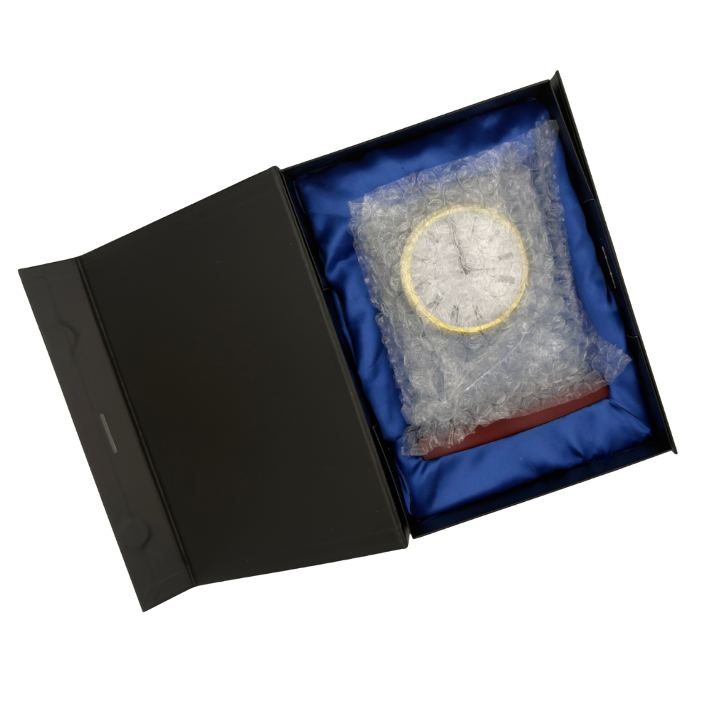 Reloj Escritorio Modelo Woodline + Grabado Personalizado