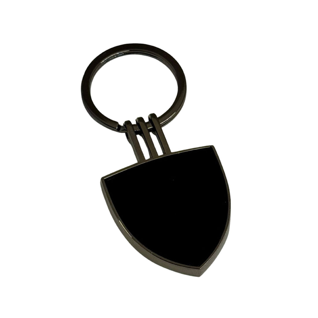 Llavero Metalico Negro + Grabado Personalizado