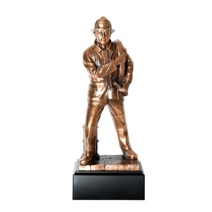 Figura Premiación Bombero + Grabado Personalizable