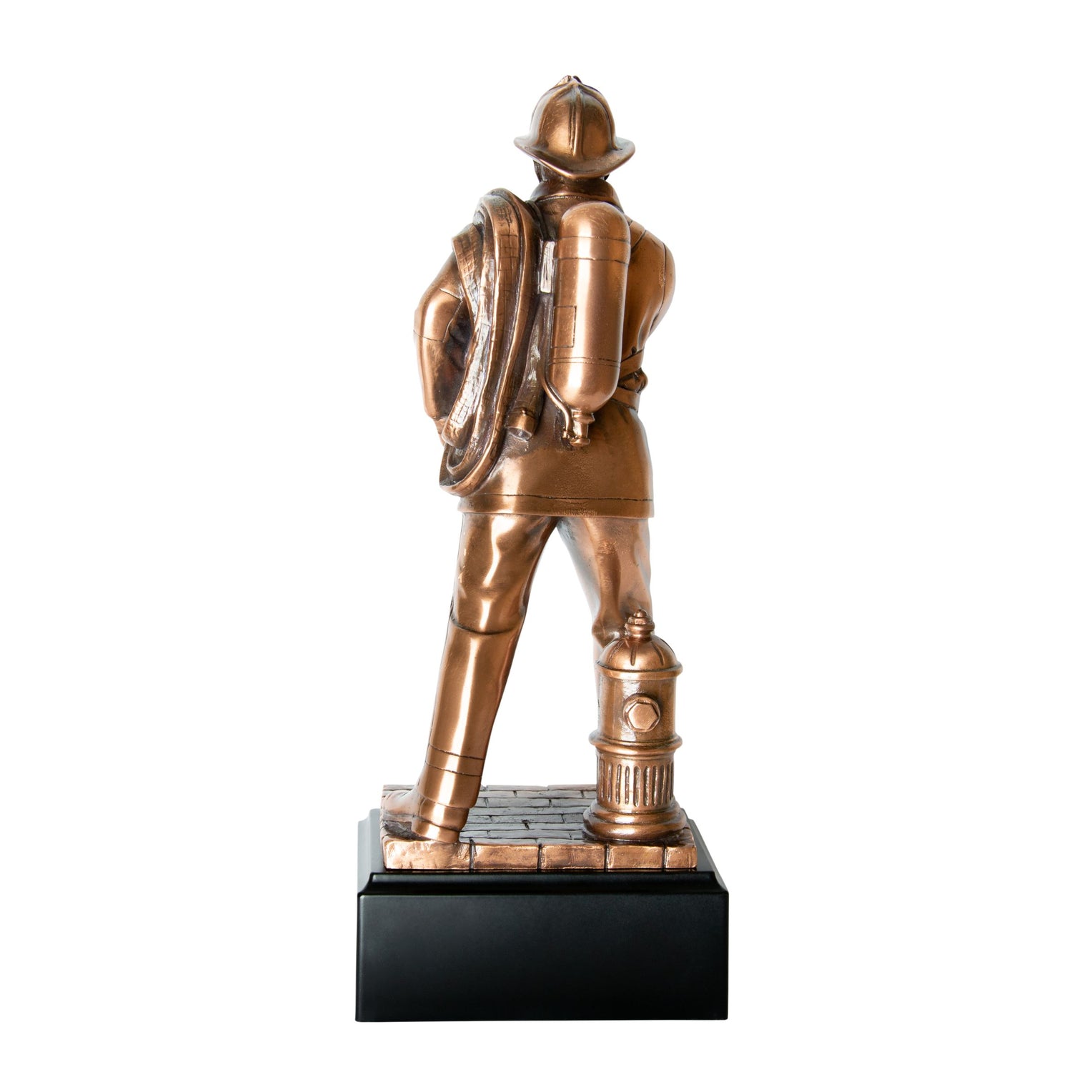 Figura Premiación Bombero + Grabado Personalizable
