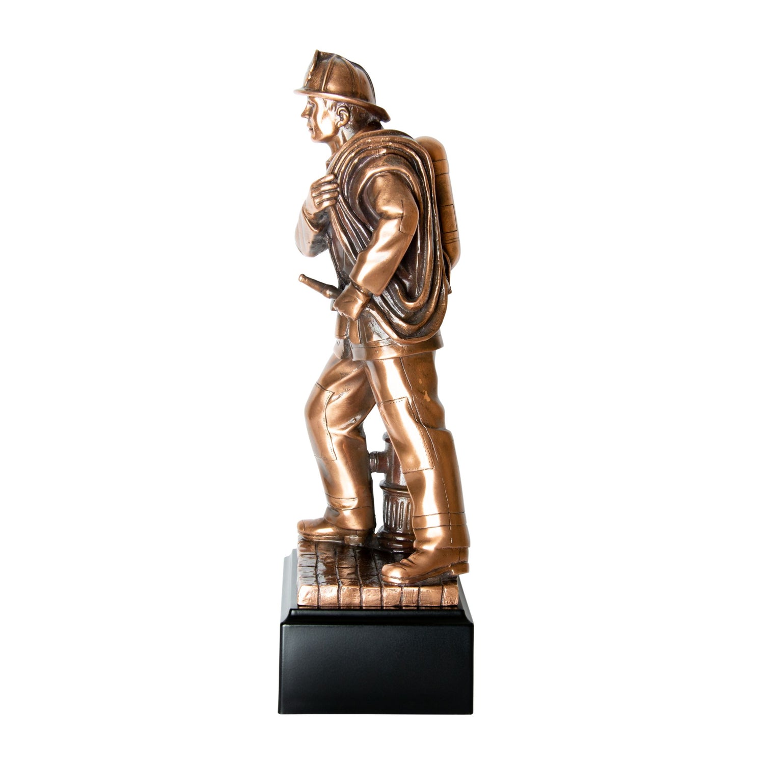 Figura Premiación Bombero + Grabado Personalizable