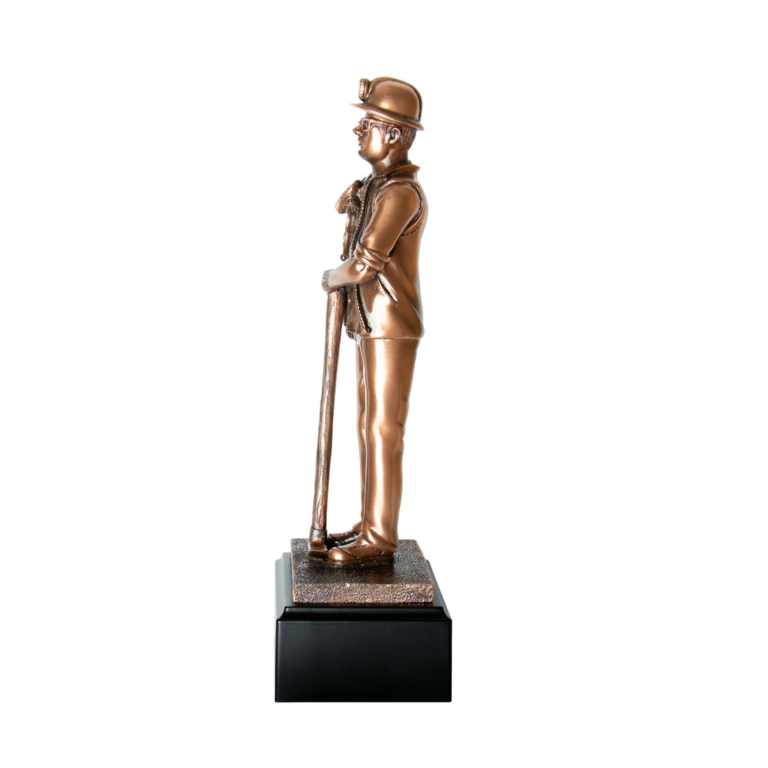 Figura Premiacion Minero Poliresina + Grabado Personalizable