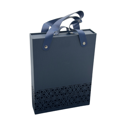 Set Caja Regalo Agenda + Boligrafo Personalizado + Porta Documentos Blue Edition