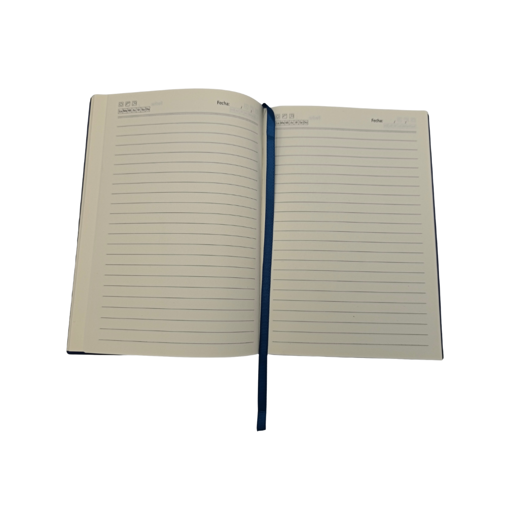 Set Caja Regalo Agenda + Boligrafo Personalizado + Porta Documentos Blue Edition