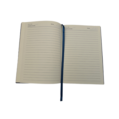 Set Caja Regalo Agenda + Boligrafo Personalizado + Porta Documentos Blue Edition