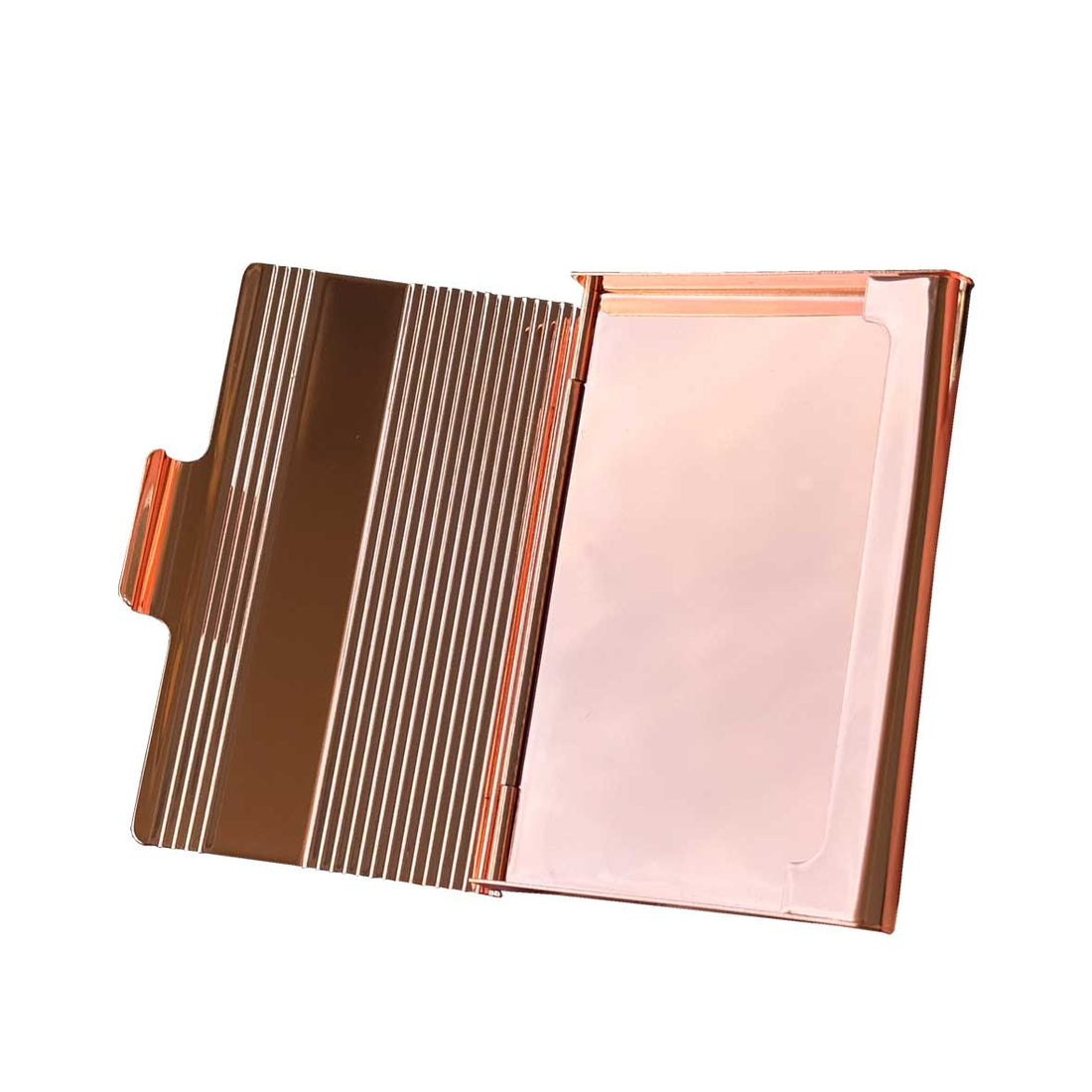 Tarjetero Metalico Cobre + Grabado Personalizado