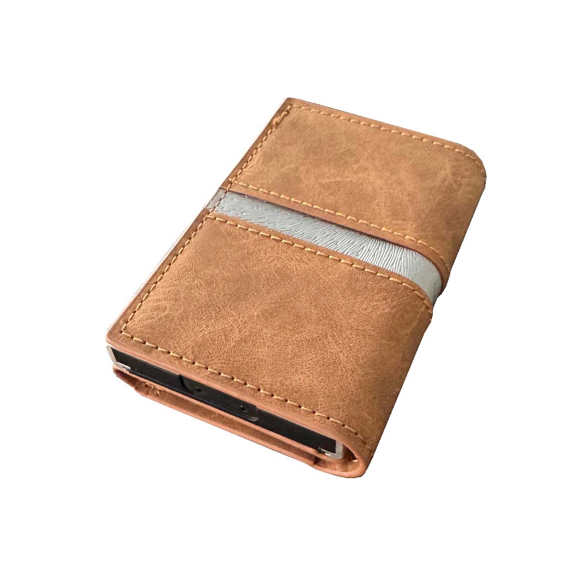 Billetera Anticlonaje Modelo Oxford Cuero vegano