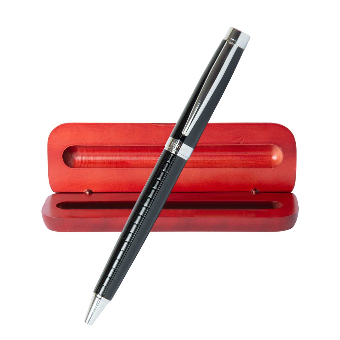 Boligrafo Modelo Evolution Black +Caja Madera+ Grabado Personalizado