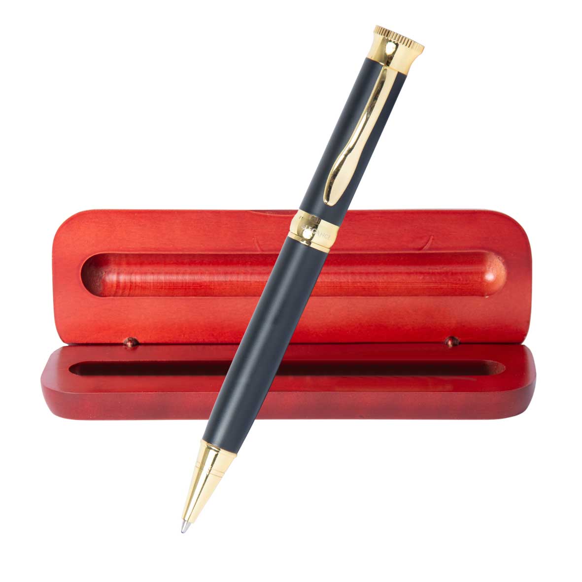 Boligrafo Modelo Executive + Caja Madera + Grabado Personalizado