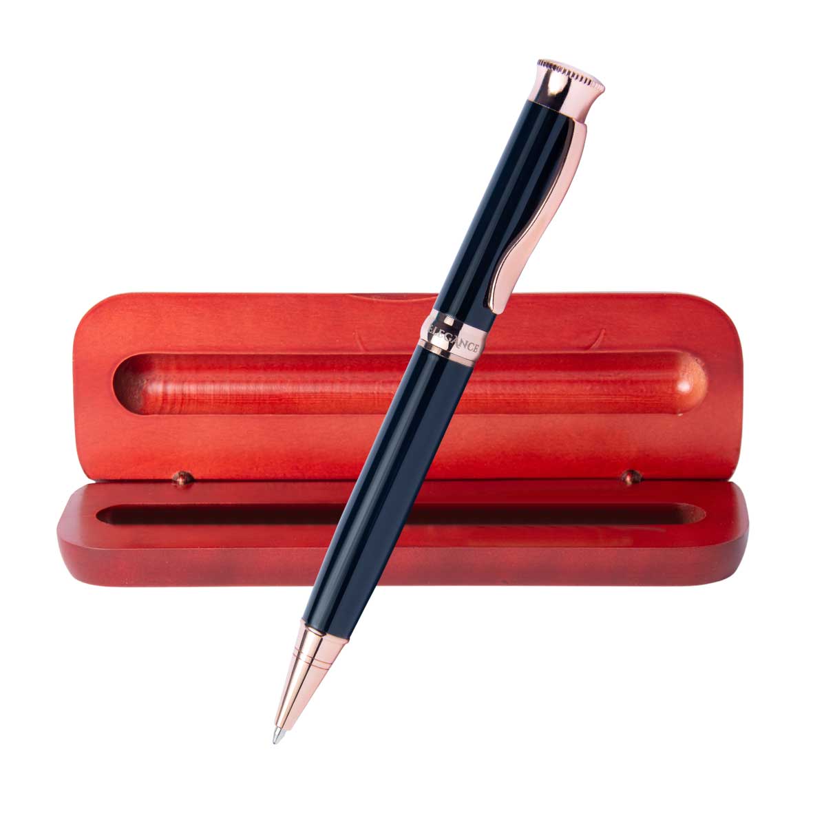 Boligrafo Modelo Executive Cobre + Caja Madera + Grabado Personalizado