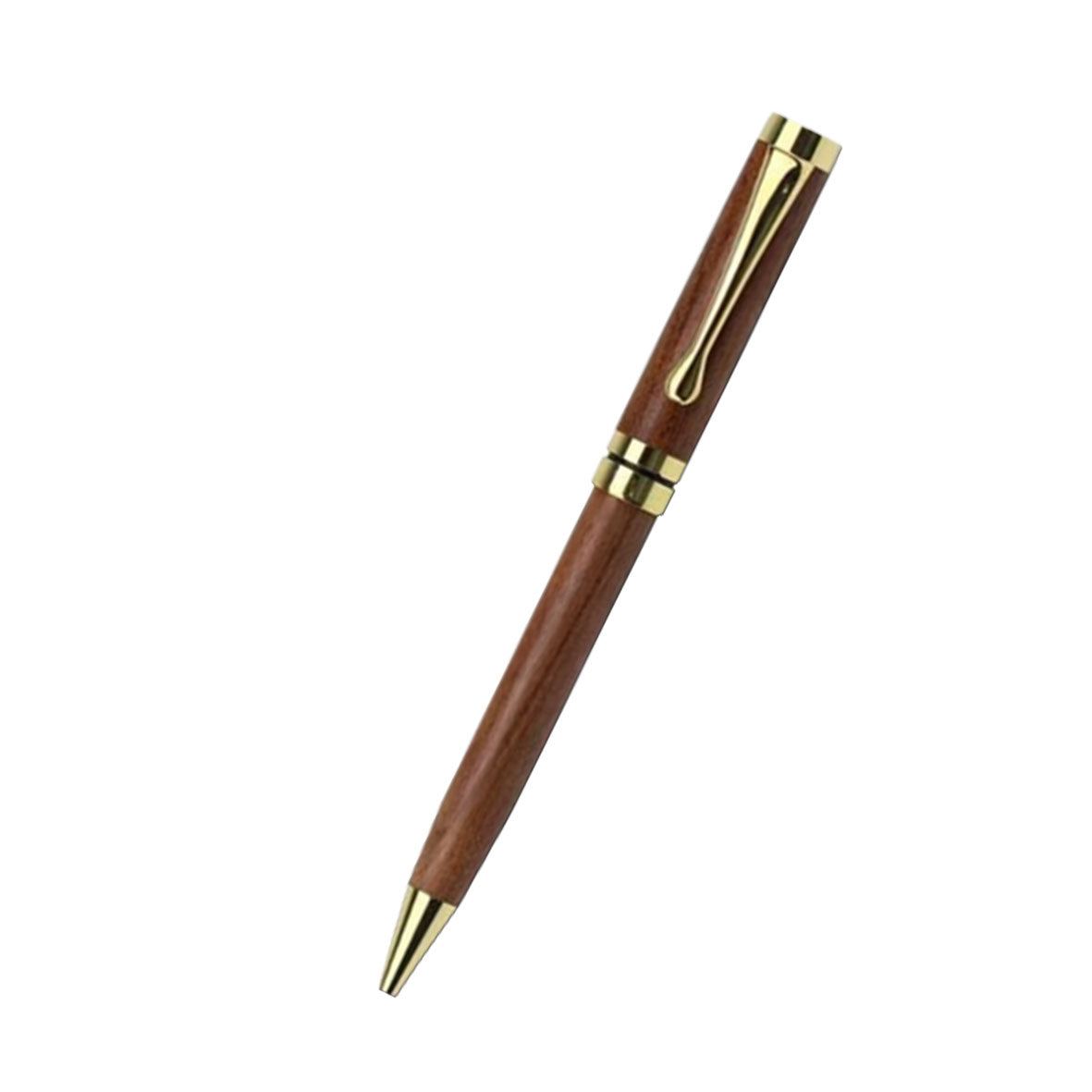 Boligrafo Bambu Modelo Gold Axis + Caja Madera + Grabado Personalizado