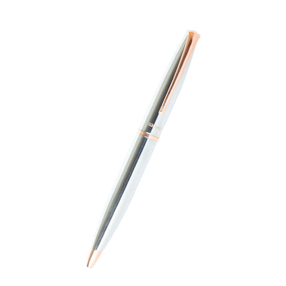 Bolígrafo Modelo Altima Rose Gold + Caja de Madera + Grabado Personalizado