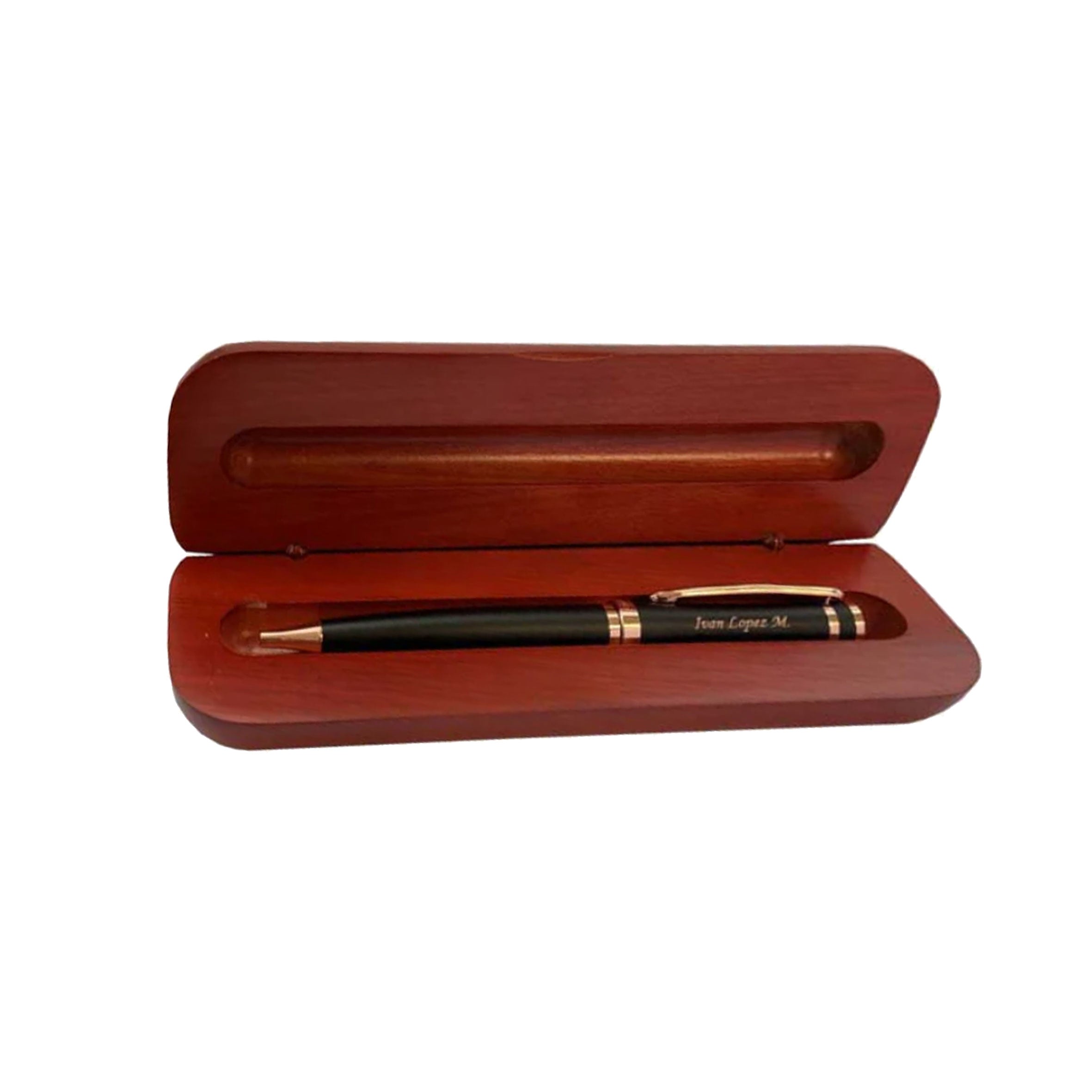 Bolígrafo Modelo Prelude Cobrizado + Caja Madera + Grabado Personalizado