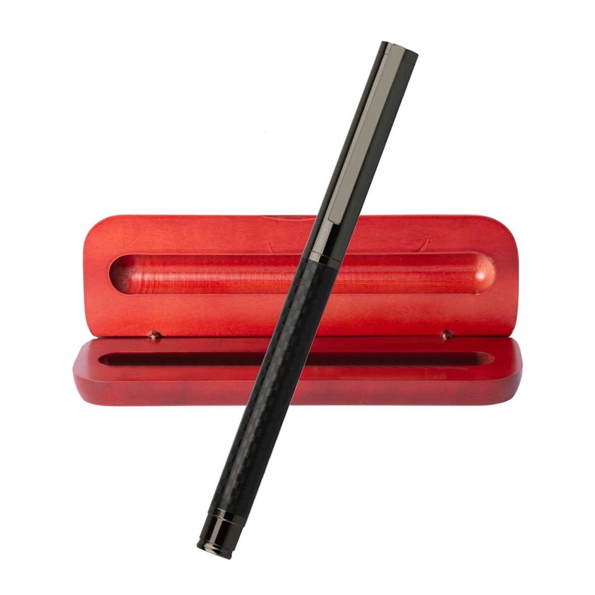 Roller Modelo Carbon Fiber + Caja Madera+ Grabado Personalizado