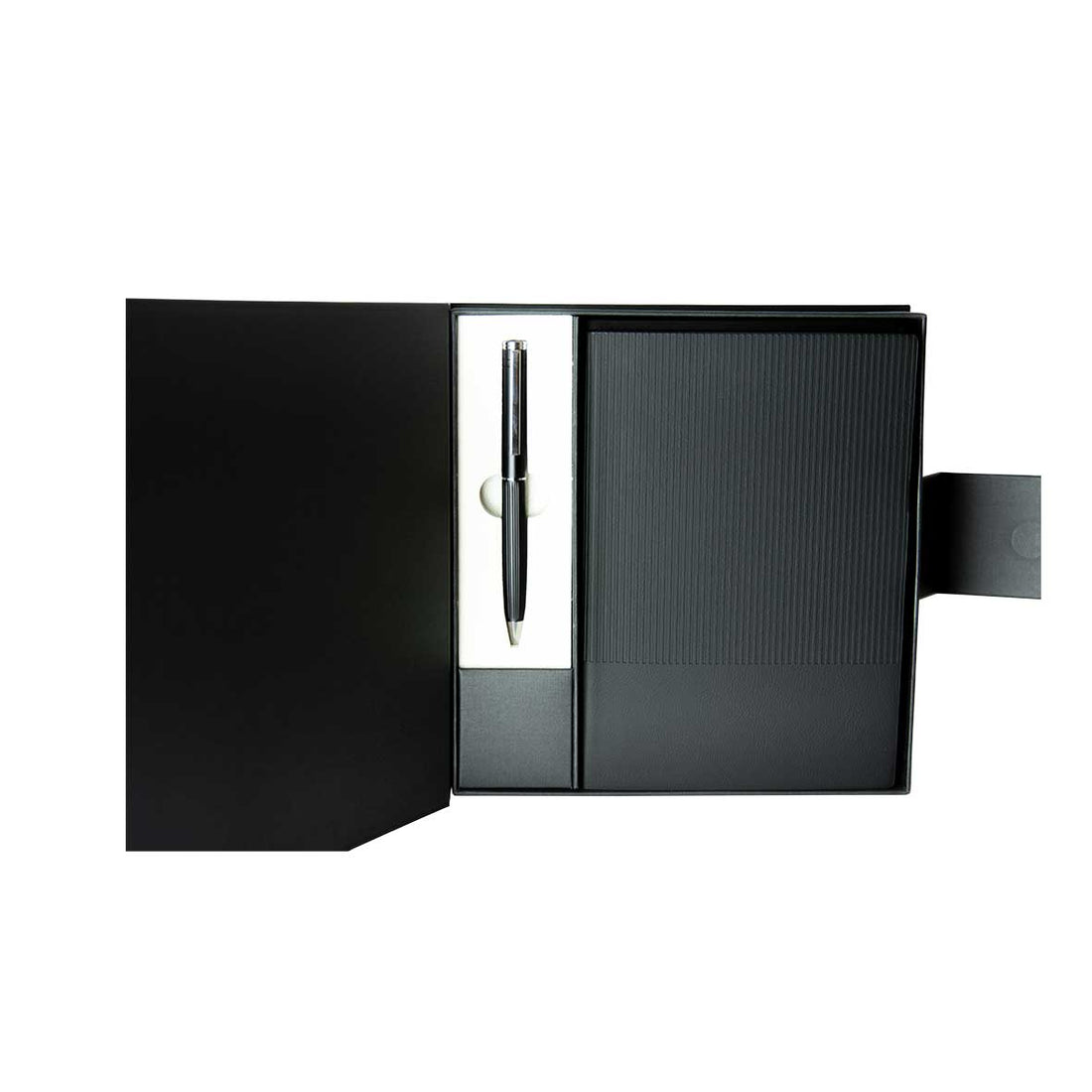 Set de Regalo Agenda + Boligrafo Black Edition + Grabado Personalizado