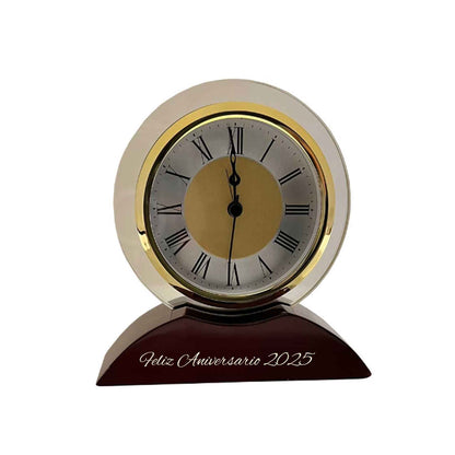 Reloj de Mesa + Grabado Personalizado