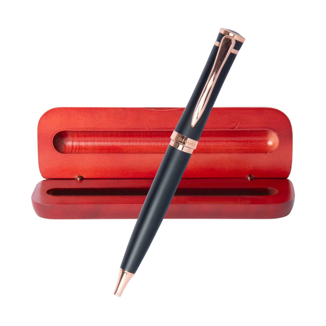 Bolígrafo Modelo Prelude Cobrizado + Caja Madera + Grabado Personalizado