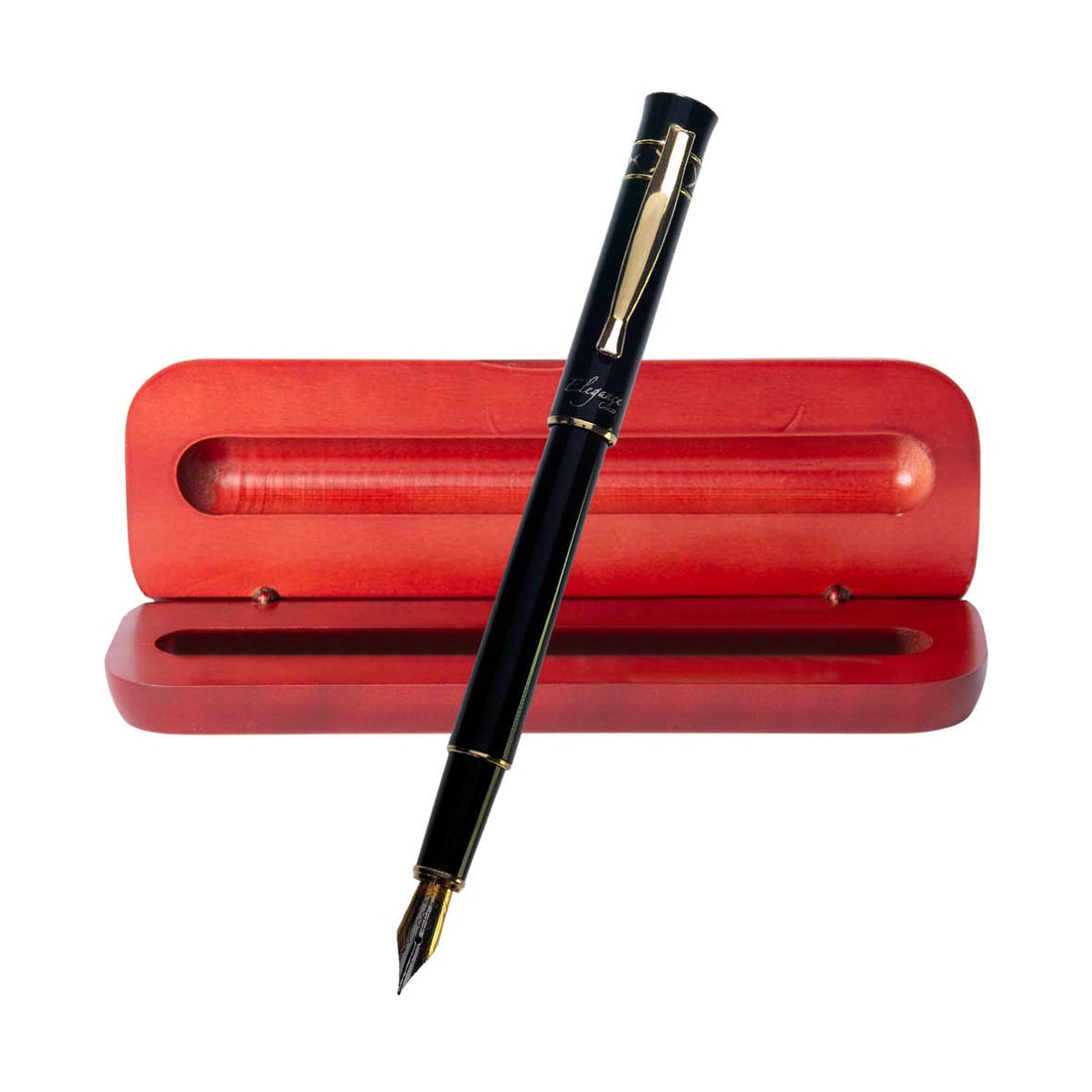 Pluma Estilográfica Modelo Luxor + Caja Madera + Grabado Personalizable