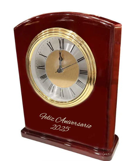 Reloj de Mesa Retro + Grabado Personalizado