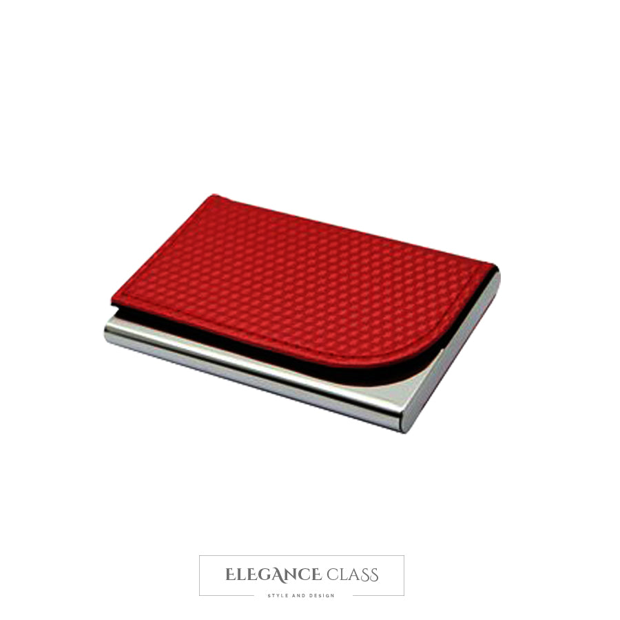 Tarjetero Eco Cuero Red