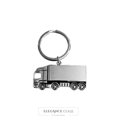 Llavero Metálico Camión + Grabado Personalizado